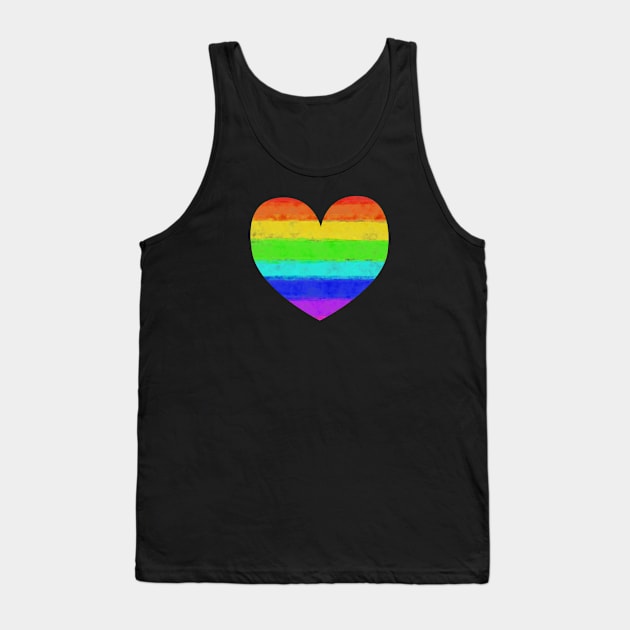 Pride in my Heart Tank Top by Punderstandable